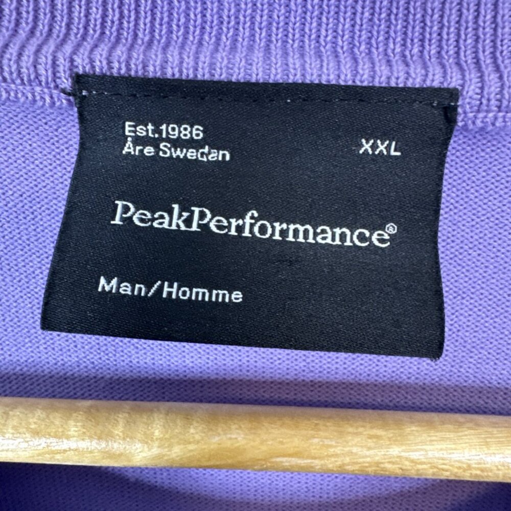 Peak Performance Alex C2 Lavender Cotton Poly Crewneck Sweater Men XXL - Picture 3 of 6